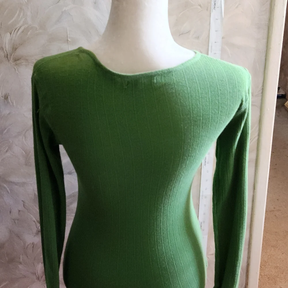 Aeropostale Vintage Green Button-Up Ribbed Henley - Picture 2 of 5